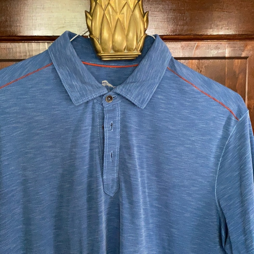 Tommy Bahamas Poli Neck Tee , L